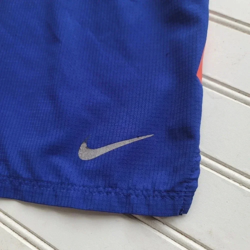 Nike Blue Running Shorts Youth Dri Fit Active Sports Blue Sz M